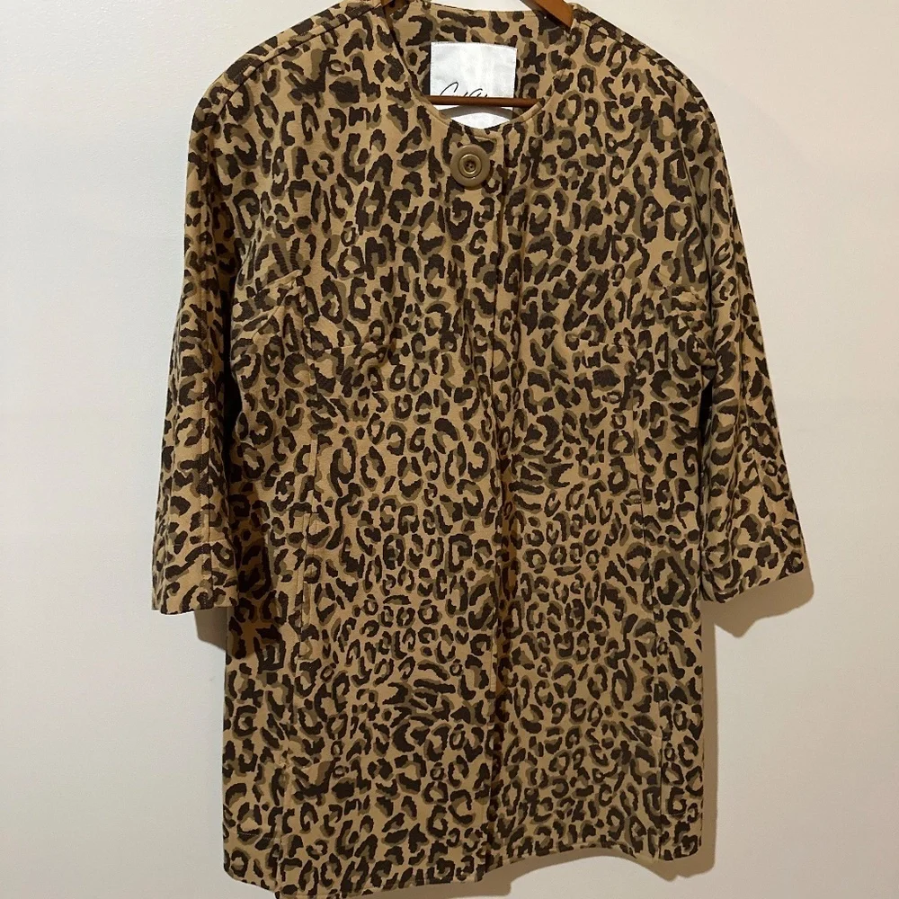 Vintage Cabi Carol Anderson by Invitation 3/4 sleeve One Button Coat - Picture 3 of 11